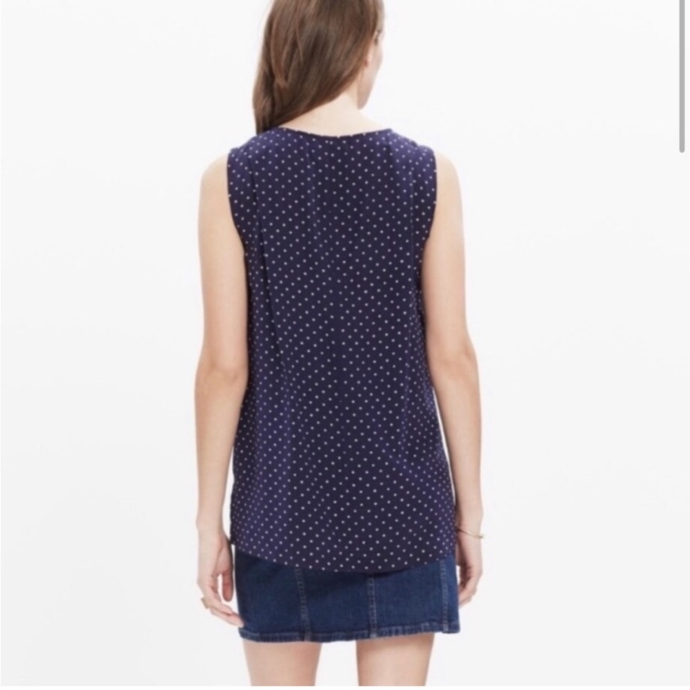 Madewell Star Scatter Silk Sleeveless Top - Picture 3 of 14